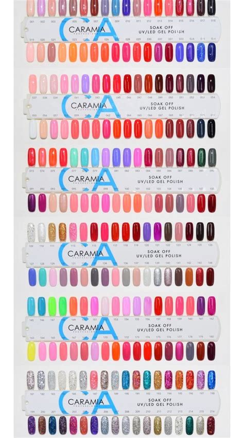 caramia colors|caramia color chart.